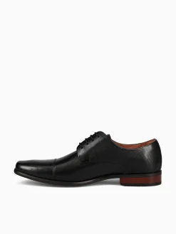 Discount Florsheim postino cap toe 15149001 leather Black