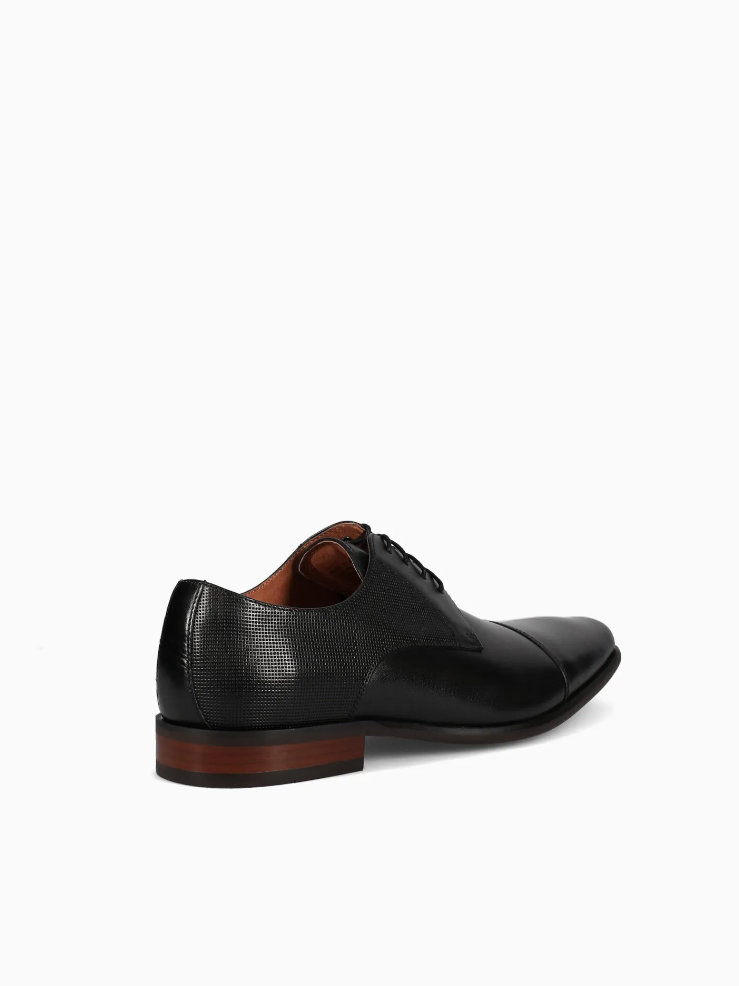Discount Florsheim postino cap toe 15149001 leather Black