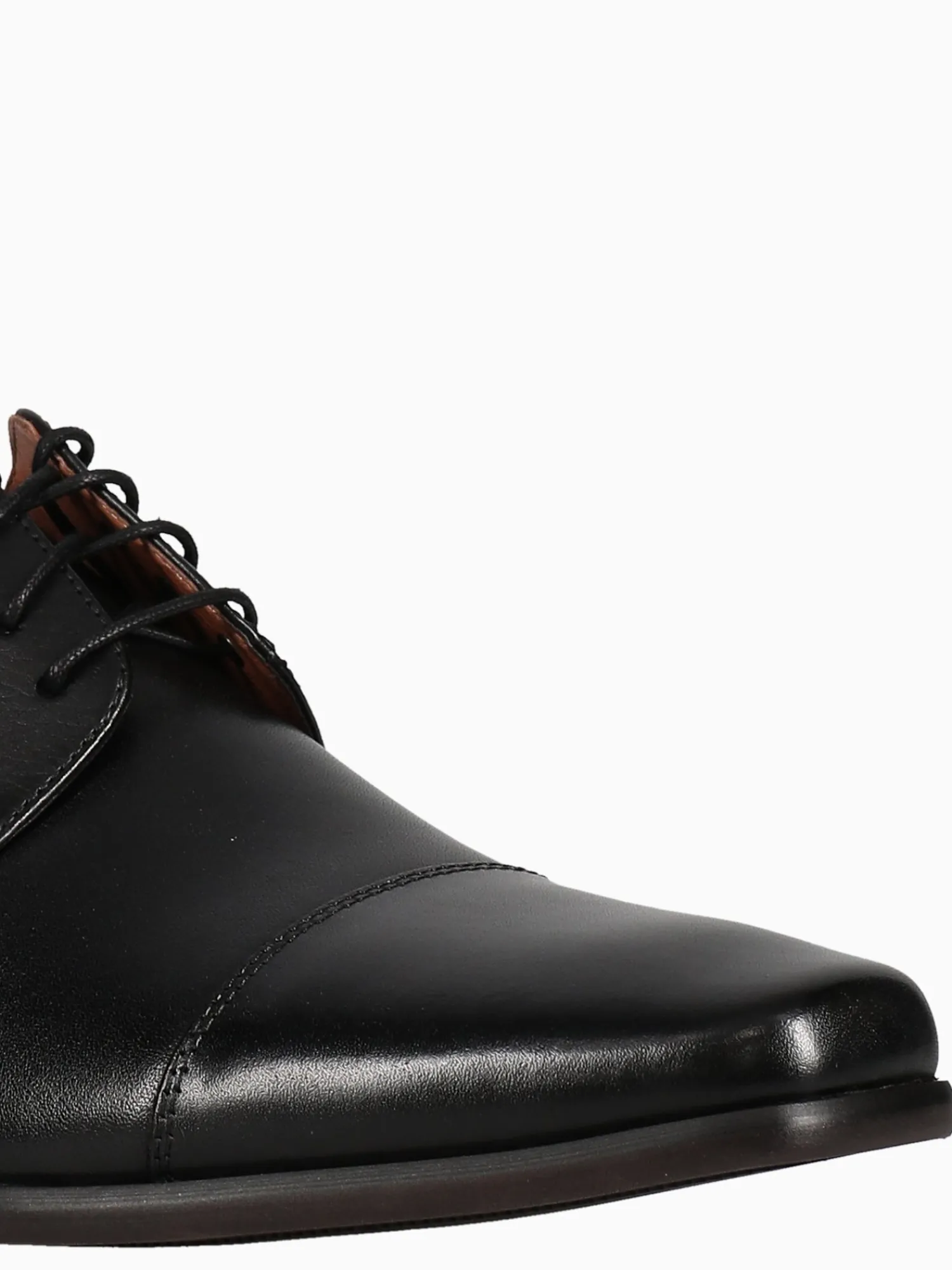 Discount Florsheim postino cap toe 15149001 leather Black