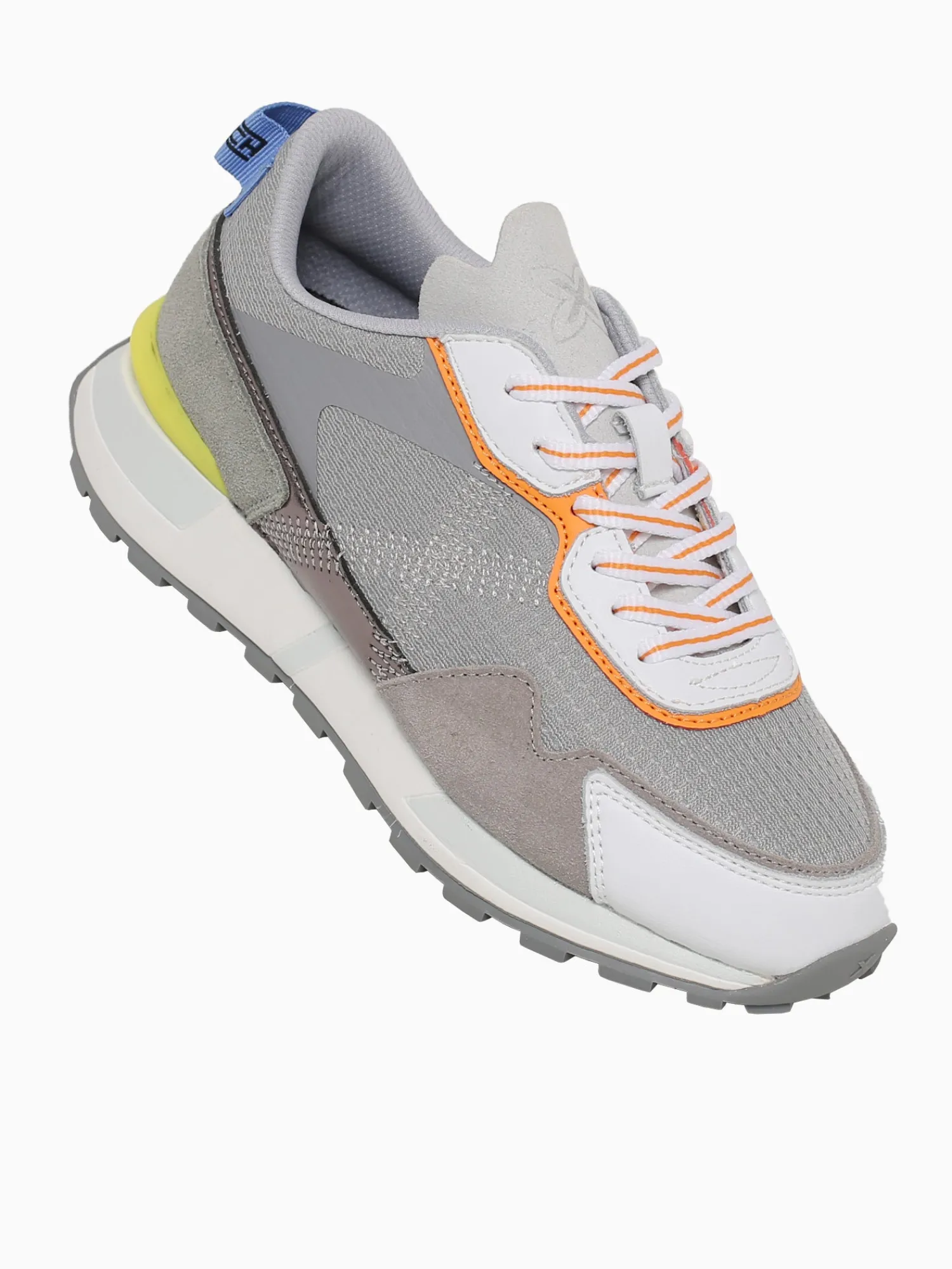 Best MUNICH pulsar woman gris mesh suede Grey