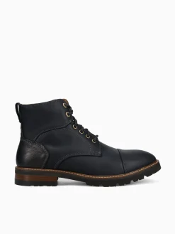 Clearance Florsheim renegade cap toe crazy horse Black