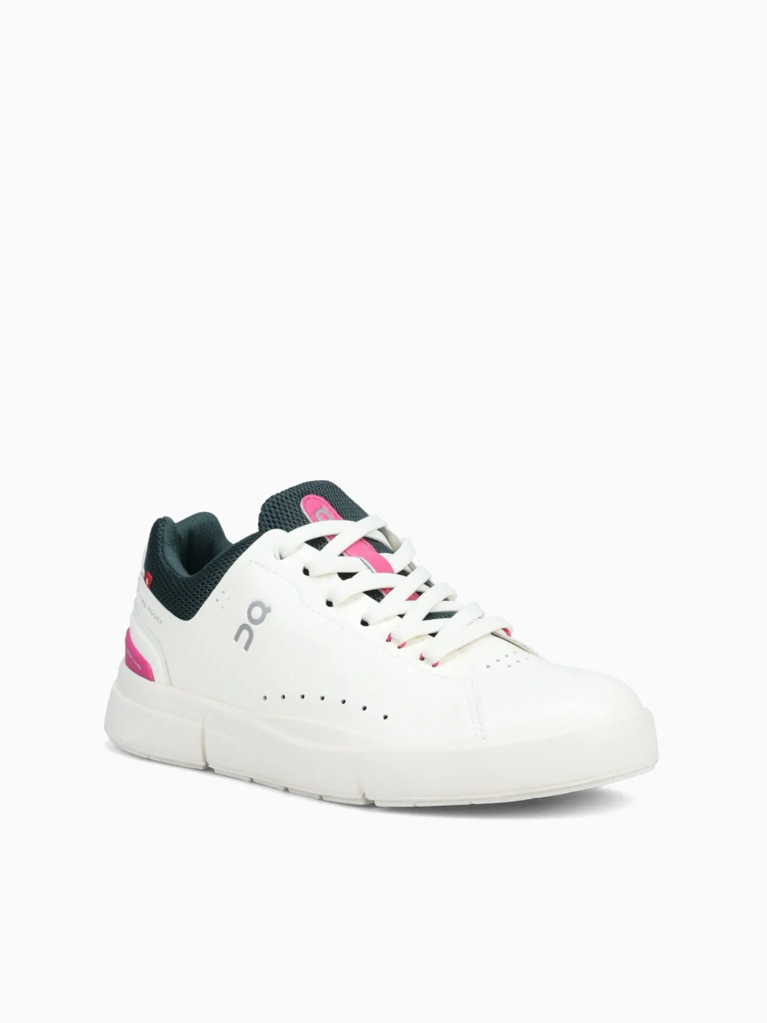 New ON roger advantage ivory pink leather Off White