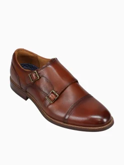 Fashion Florsheim rucci double monk smooth Cognac