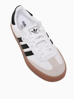 Clearance adidas samba w black leather White