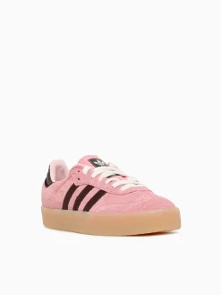 Hot adidas sambae w brown suede Pink