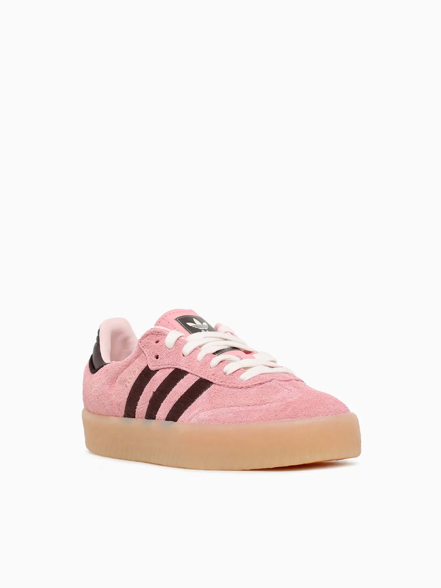 Hot adidas sambae w brown suede Pink