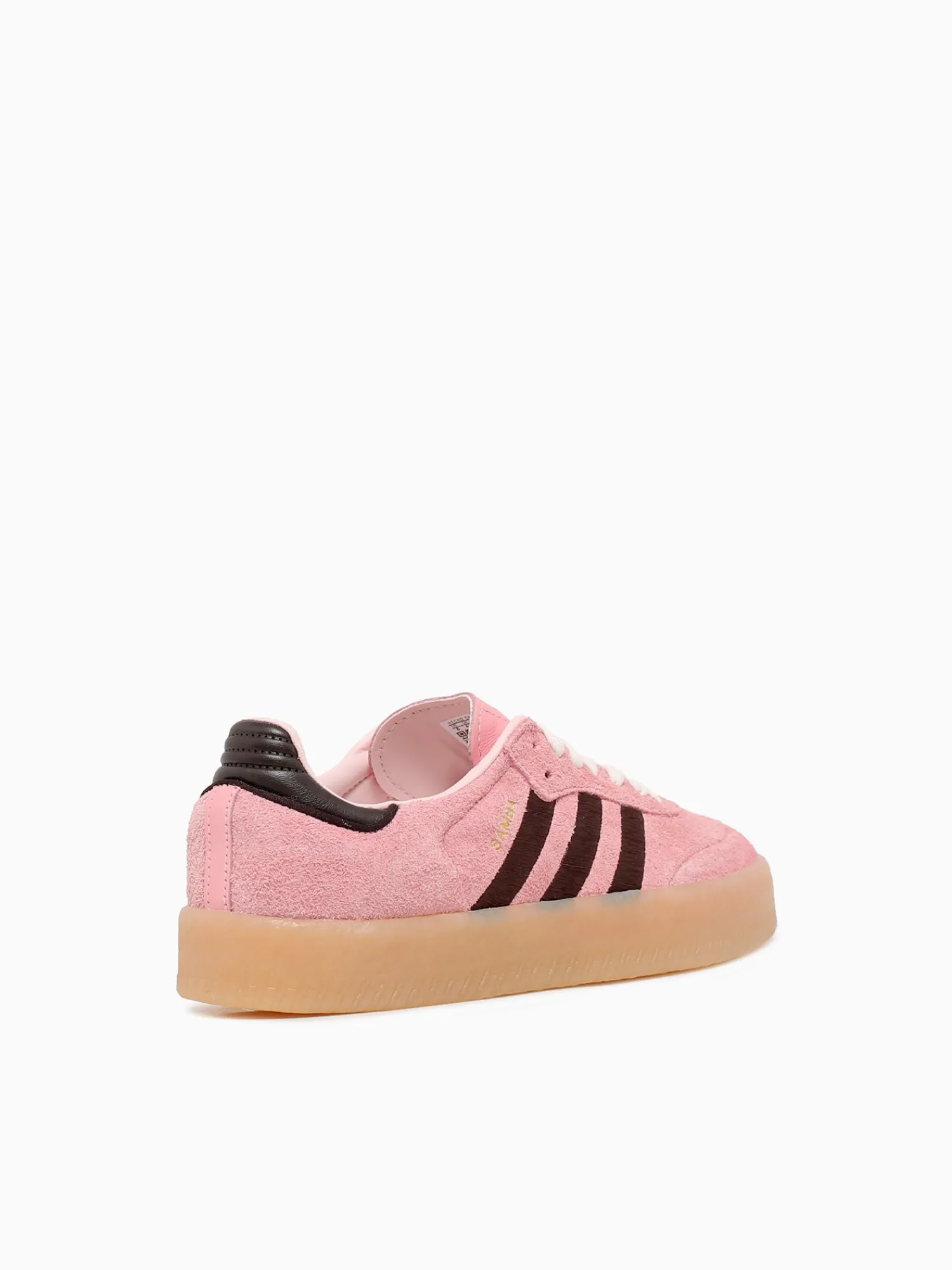 Hot adidas sambae w brown suede Pink
