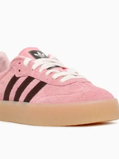 Hot adidas sambae w brown suede Pink