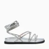 Sale Schutz sasha cristal prata tira paris spechio Silver