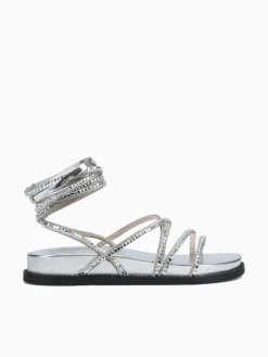 Sale Schutz sasha cristal prata tira paris spechio Silver