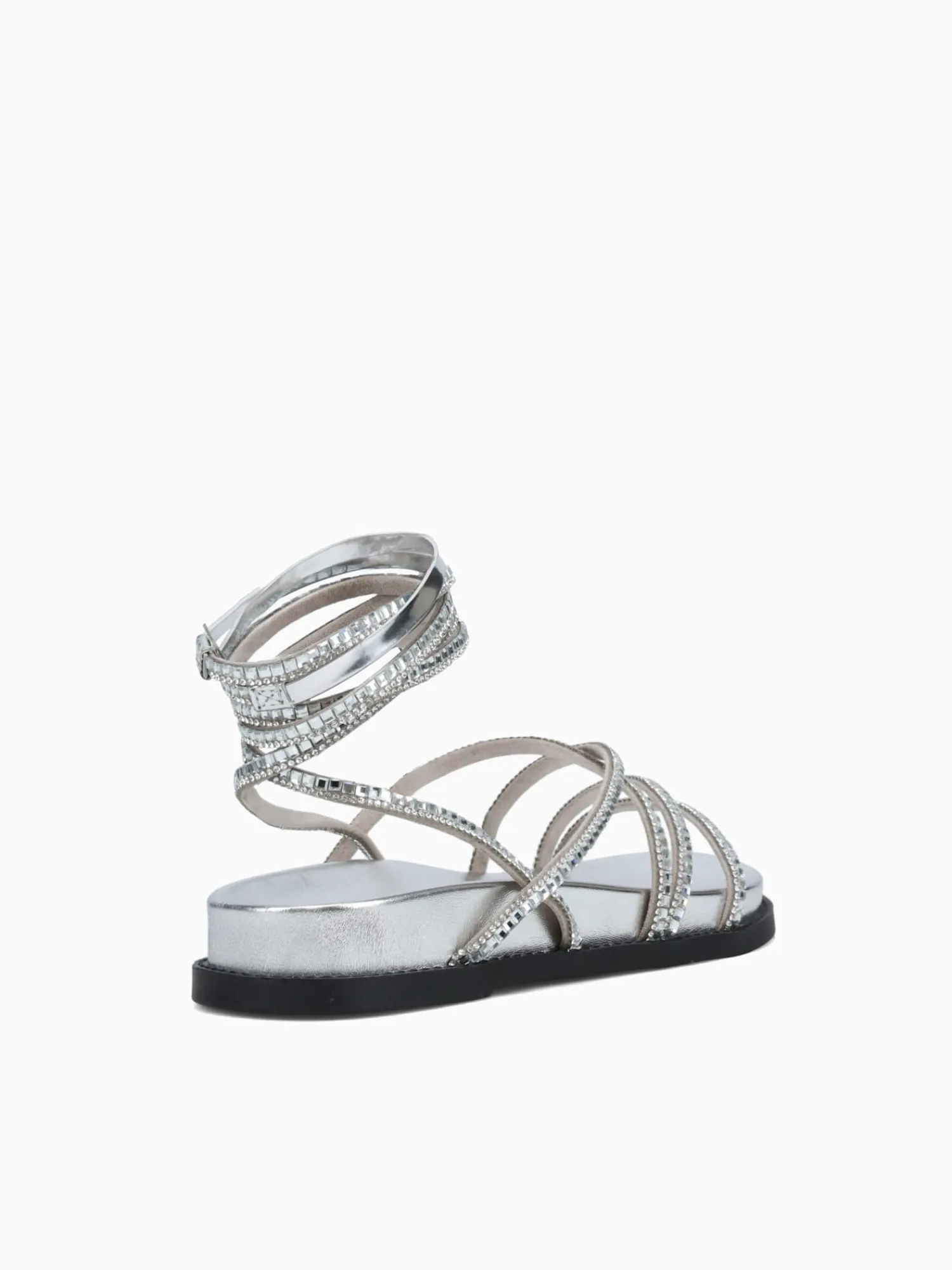 Sale Schutz sasha cristal prata tira paris spechio Silver