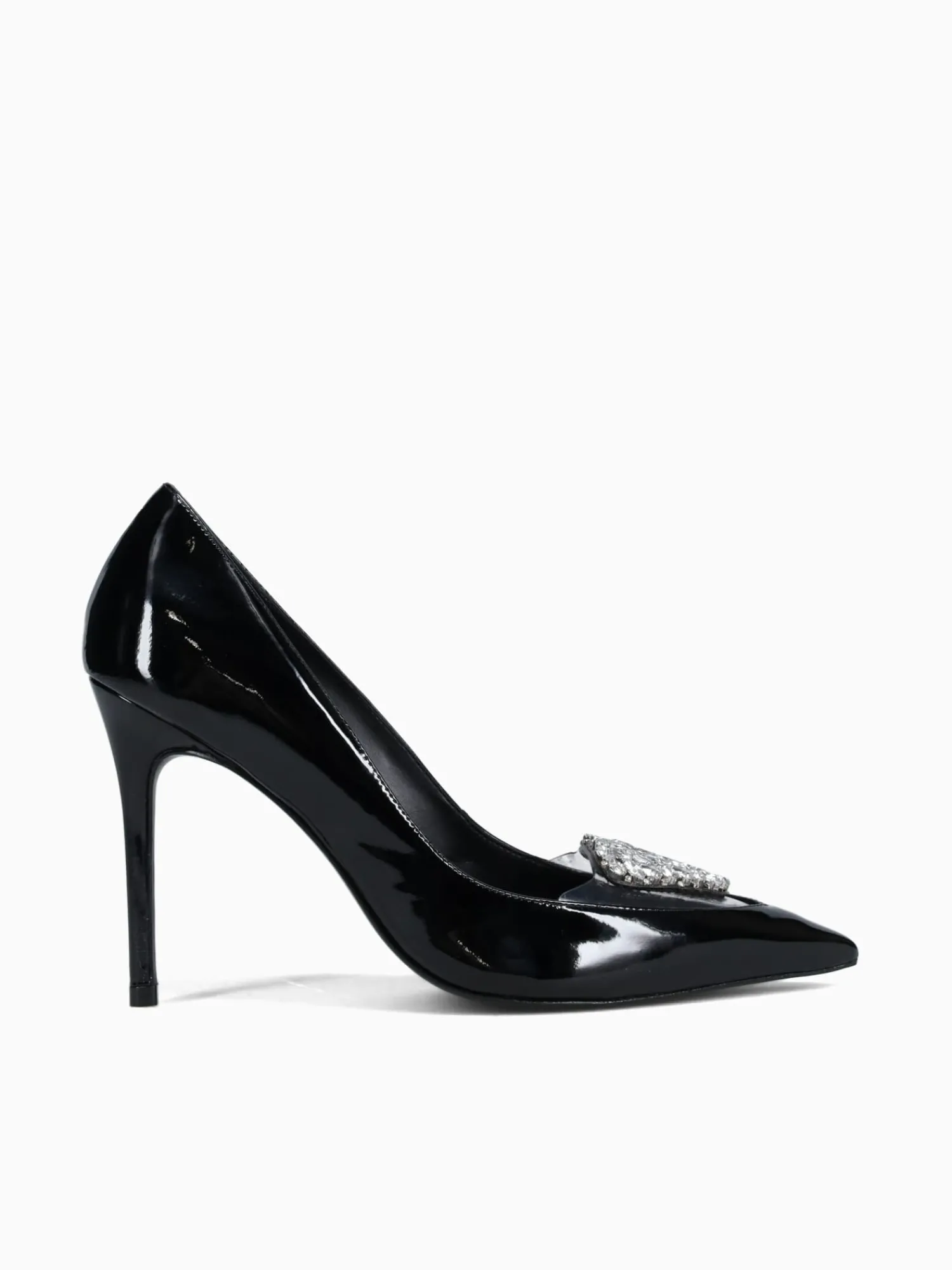 New Schutz satin trans verniz soft vinil Black