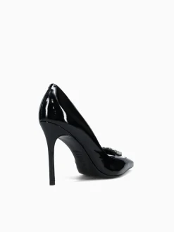 New Schutz satin trans verniz soft vinil Black