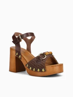 Fashion SANDRO ROSI sawyer t.moro t.moro rafia vach Brown