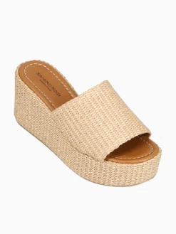 Clearance SANDRO ROSI saxon e rafia Natural