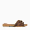 Hot SANDRO ROSI saylah marrone rafia Brown