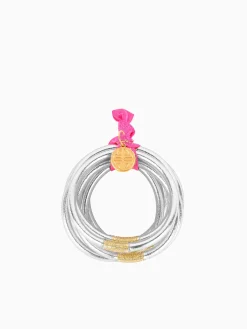 New BuDhaGirl all weather bangles awb Silver