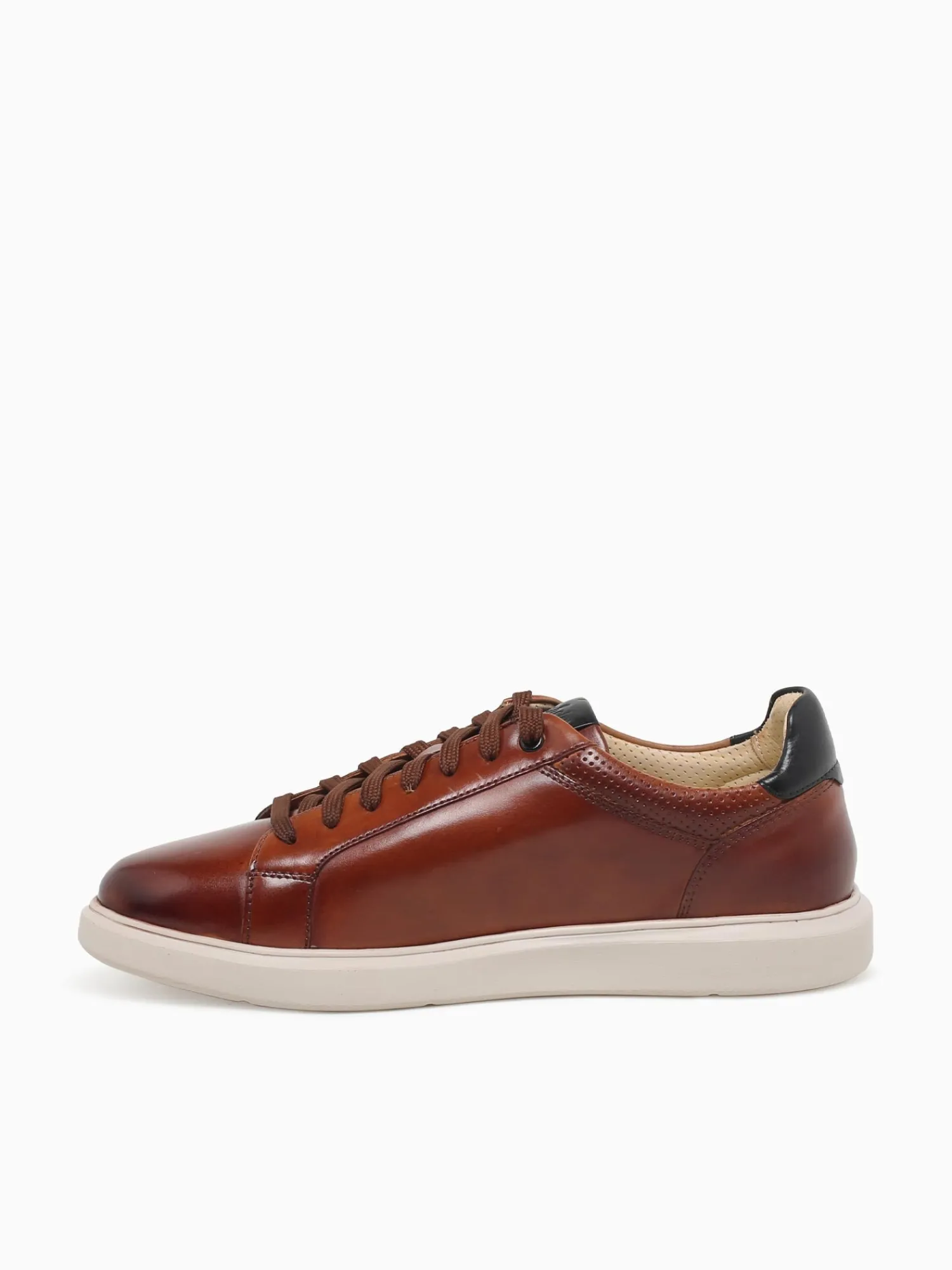 Outlet Florsheim social ltt cognac black leather Tan