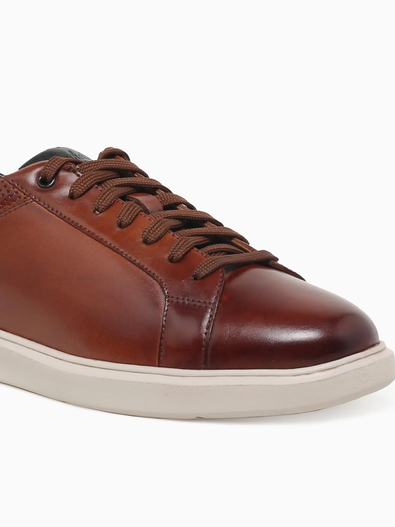 Outlet Florsheim social ltt cognac black leather Tan