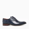Outlet Florsheim sorrento lux cap toe bal smmoot lea Navy
