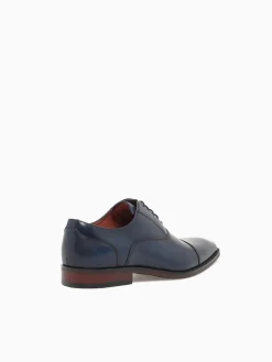 Outlet Florsheim sorrento lux cap toe bal smmoot lea Navy