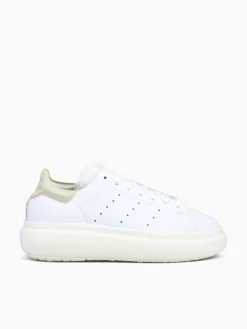 Sale adidas stan smith pf w gold leather White