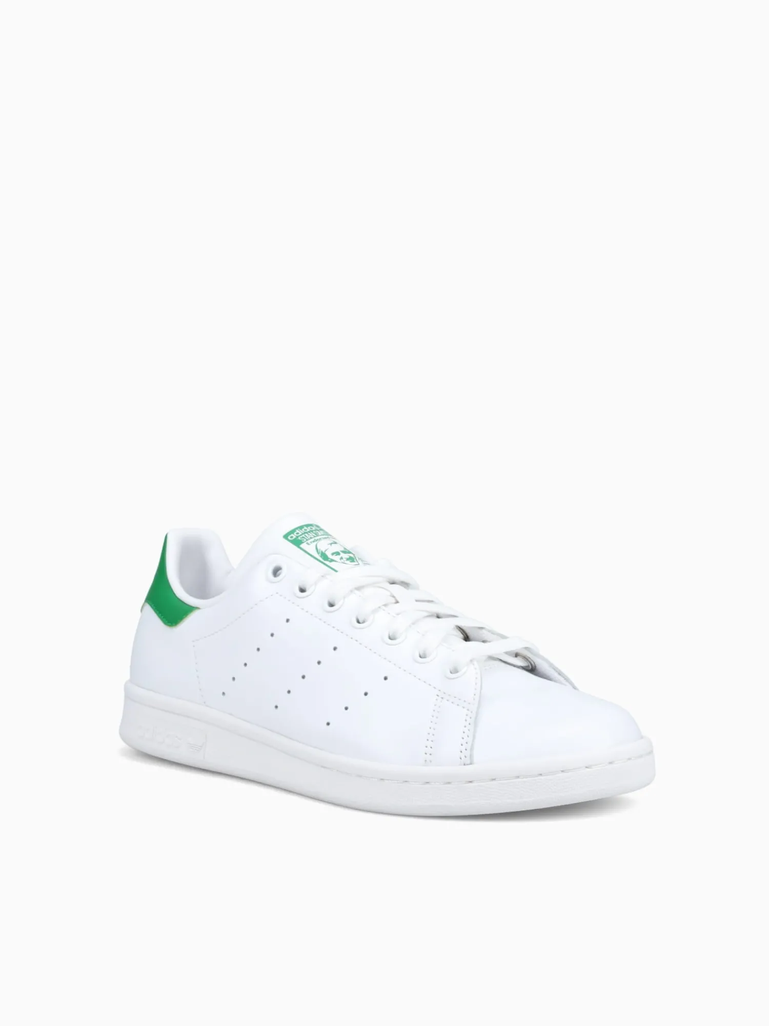 Outlet adidas stan smith white leather Green