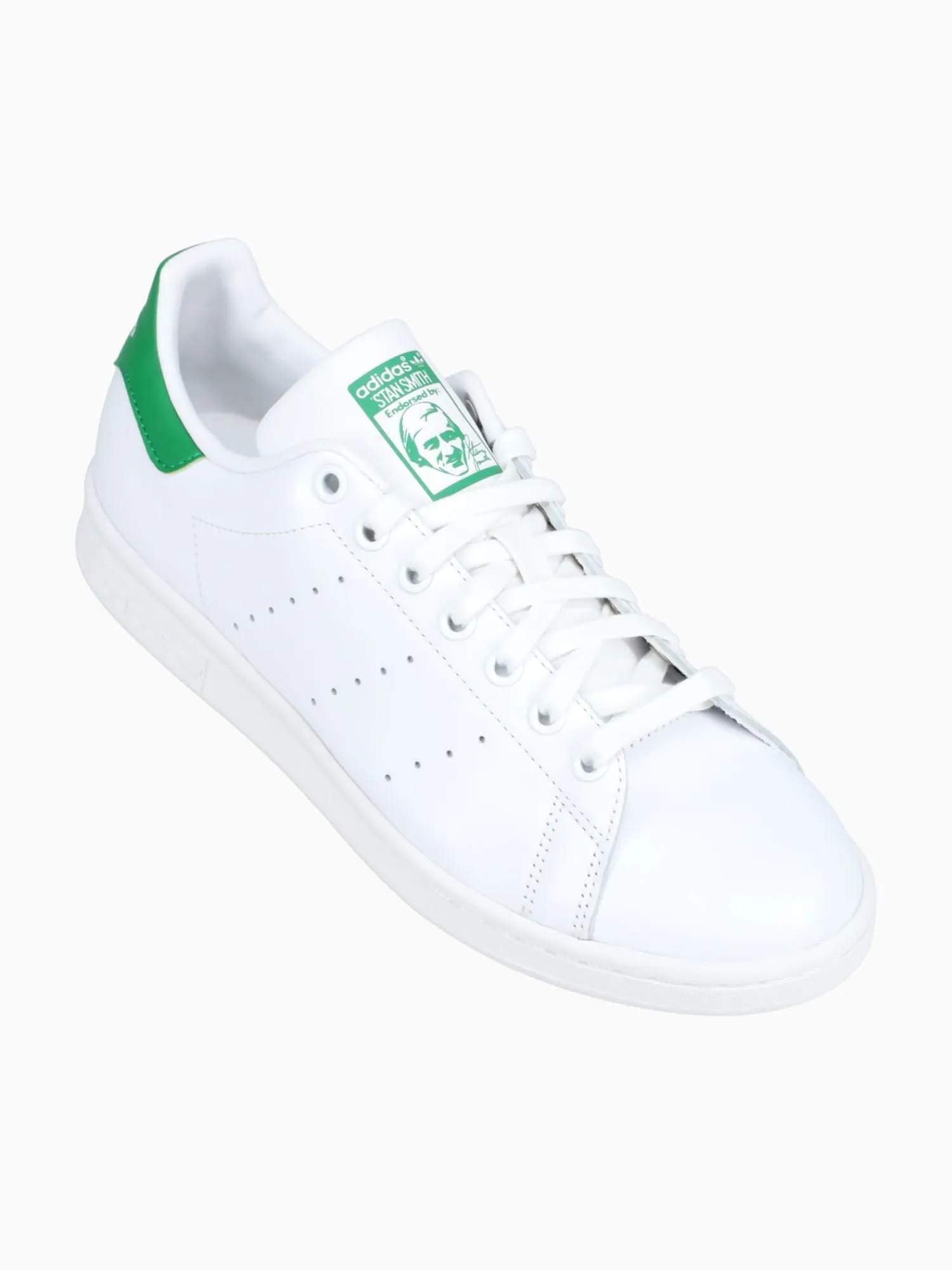 Outlet adidas stan smith white leather Green
