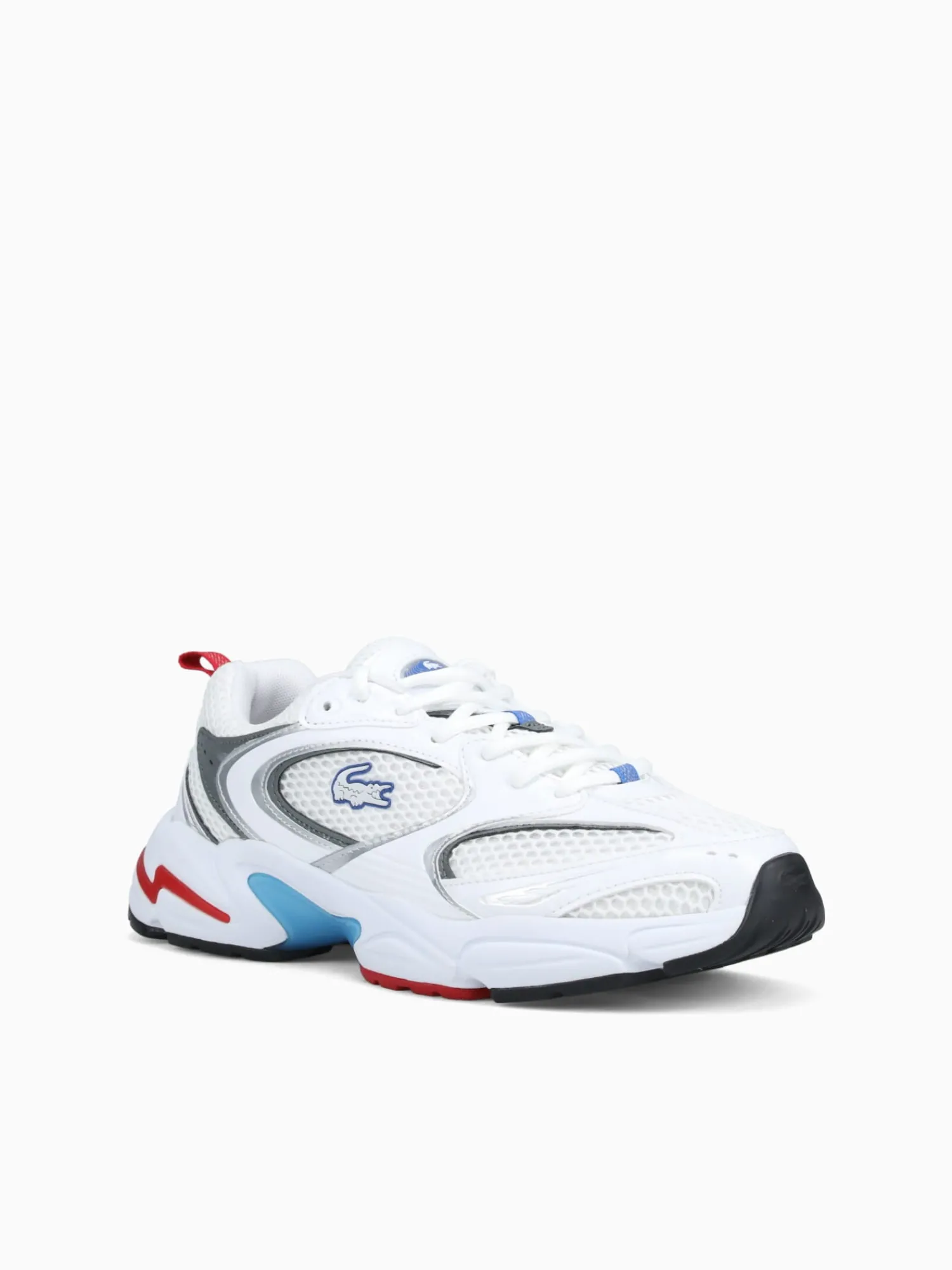 Online Lacoste storm 96 2k 224 2 wht blu leather mesh White Multi