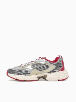 Discount Lacoste storm 96 2k offwhite mesh Red