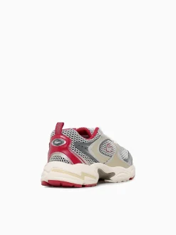 Discount Lacoste storm 96 2k offwhite mesh Red