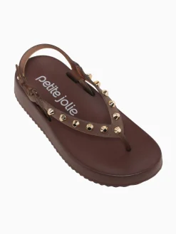 Clearance Petite Jolie sunshine glitter jlastic Brown