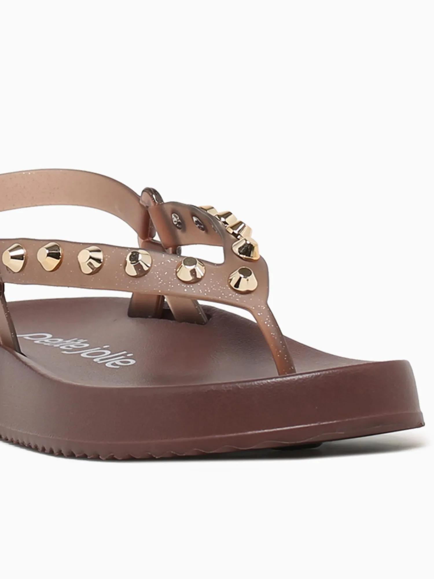 Clearance Petite Jolie sunshine glitter jlastic Brown