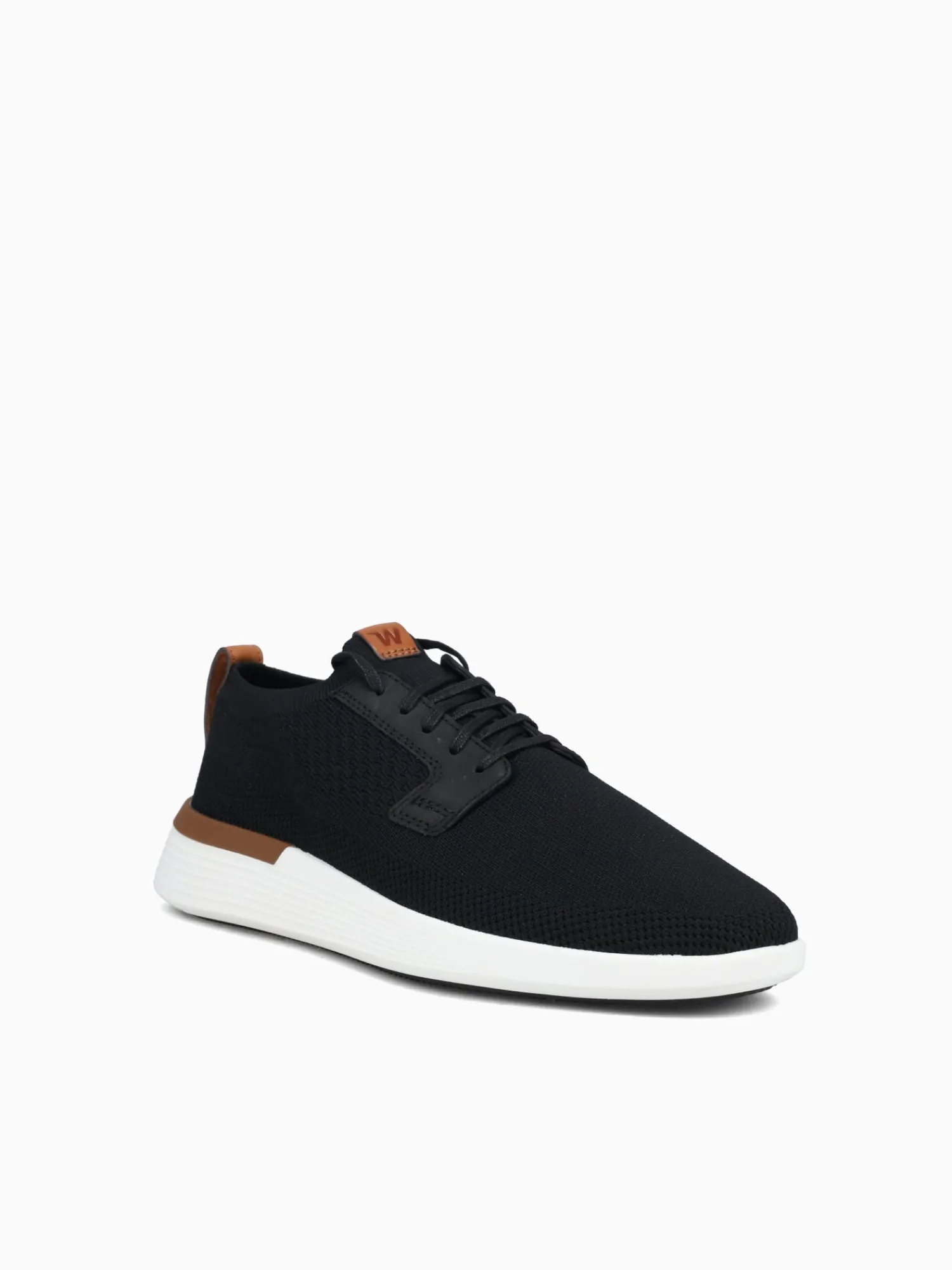 Discount Wolf & Shepherd swiftknit derby knit Black White