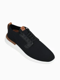 Discount Wolf & Shepherd swiftknit derby knit Black White