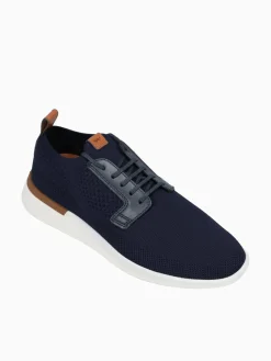 Online Wolf & Shepherd swiftknit derby white spandex Navy