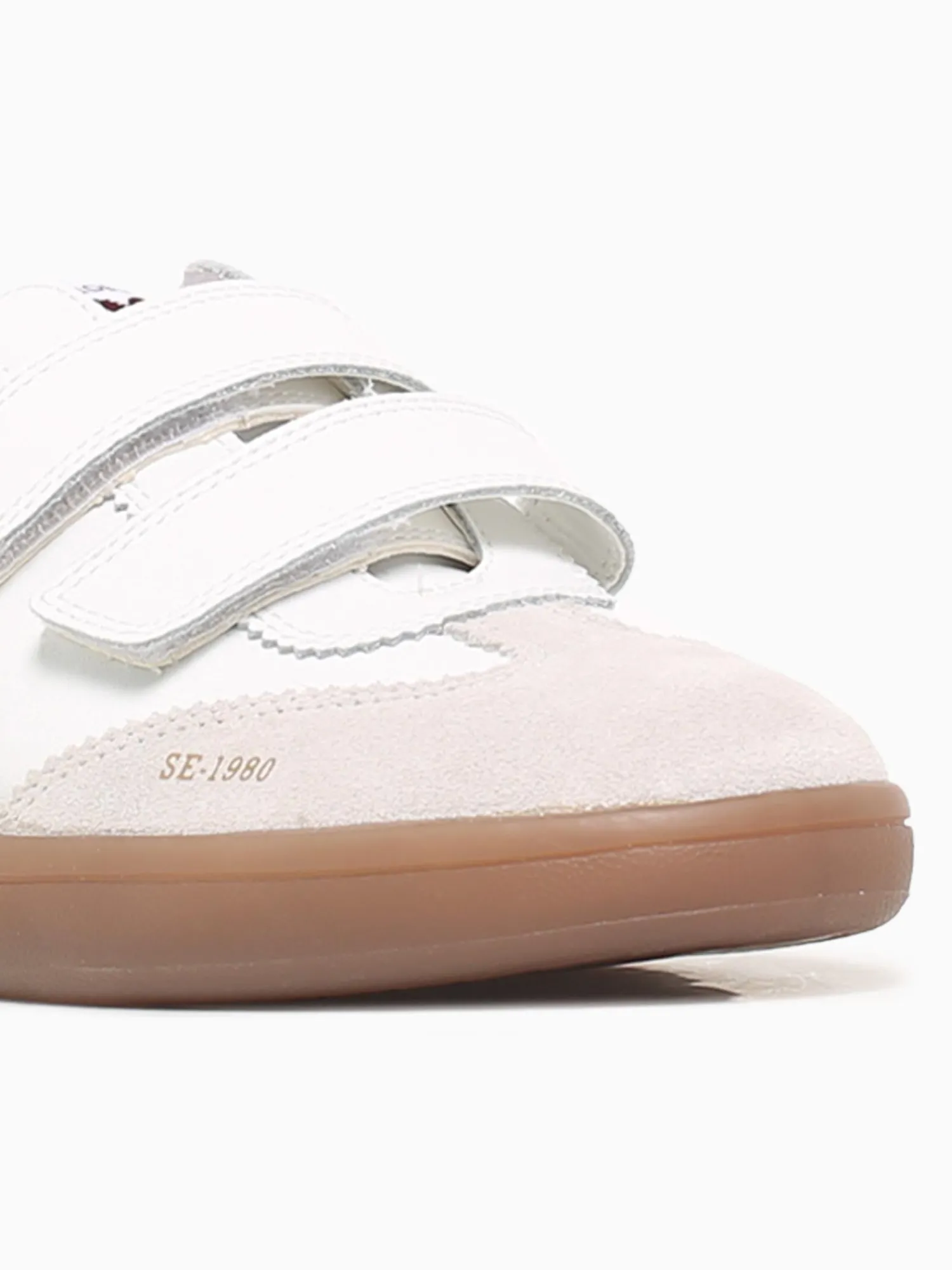 Online Sam Edelman talia white black leather suede White Multi