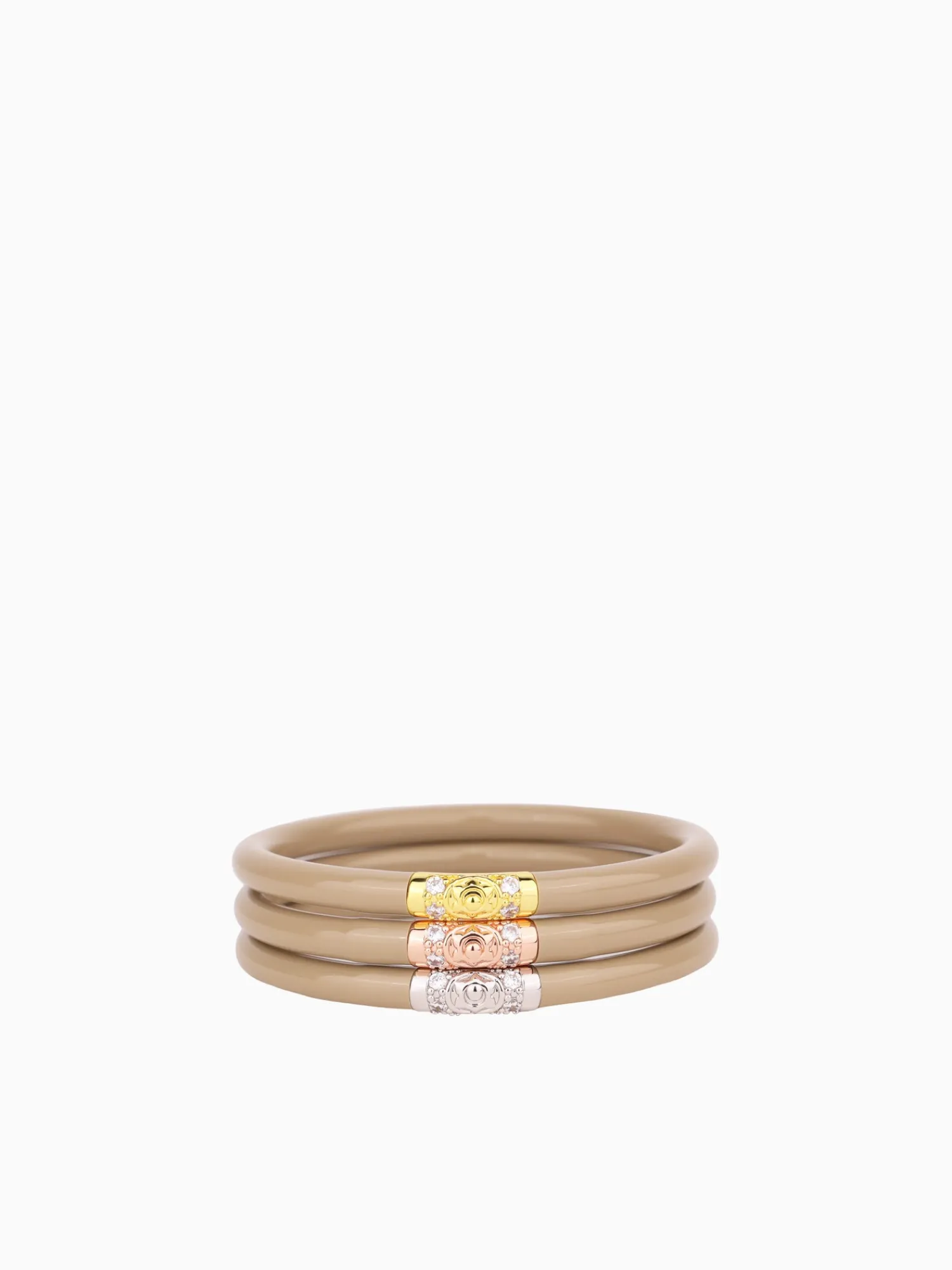 Online BuDhaGirl three kings all weather bangles (awb) - sand Light Brown