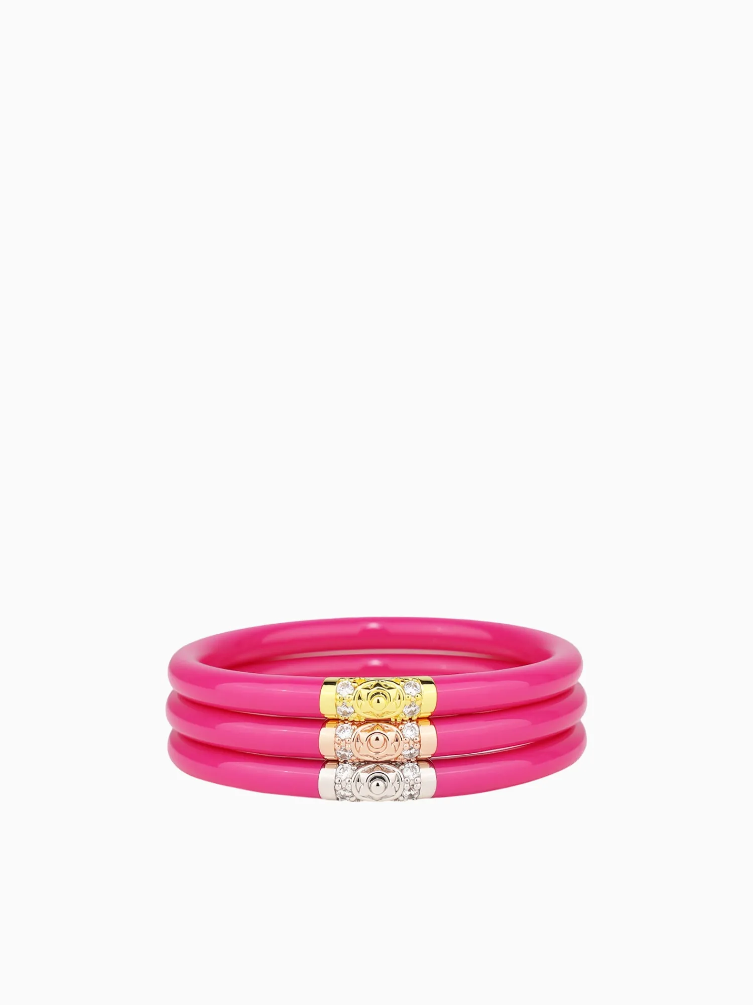 Hot BuDhaGirl three kings all weather bangels (awb) - epic pink Bright Pink