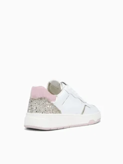 Outlet CRIME LONDON timeless 21301aa7 10 wht pink lea g White