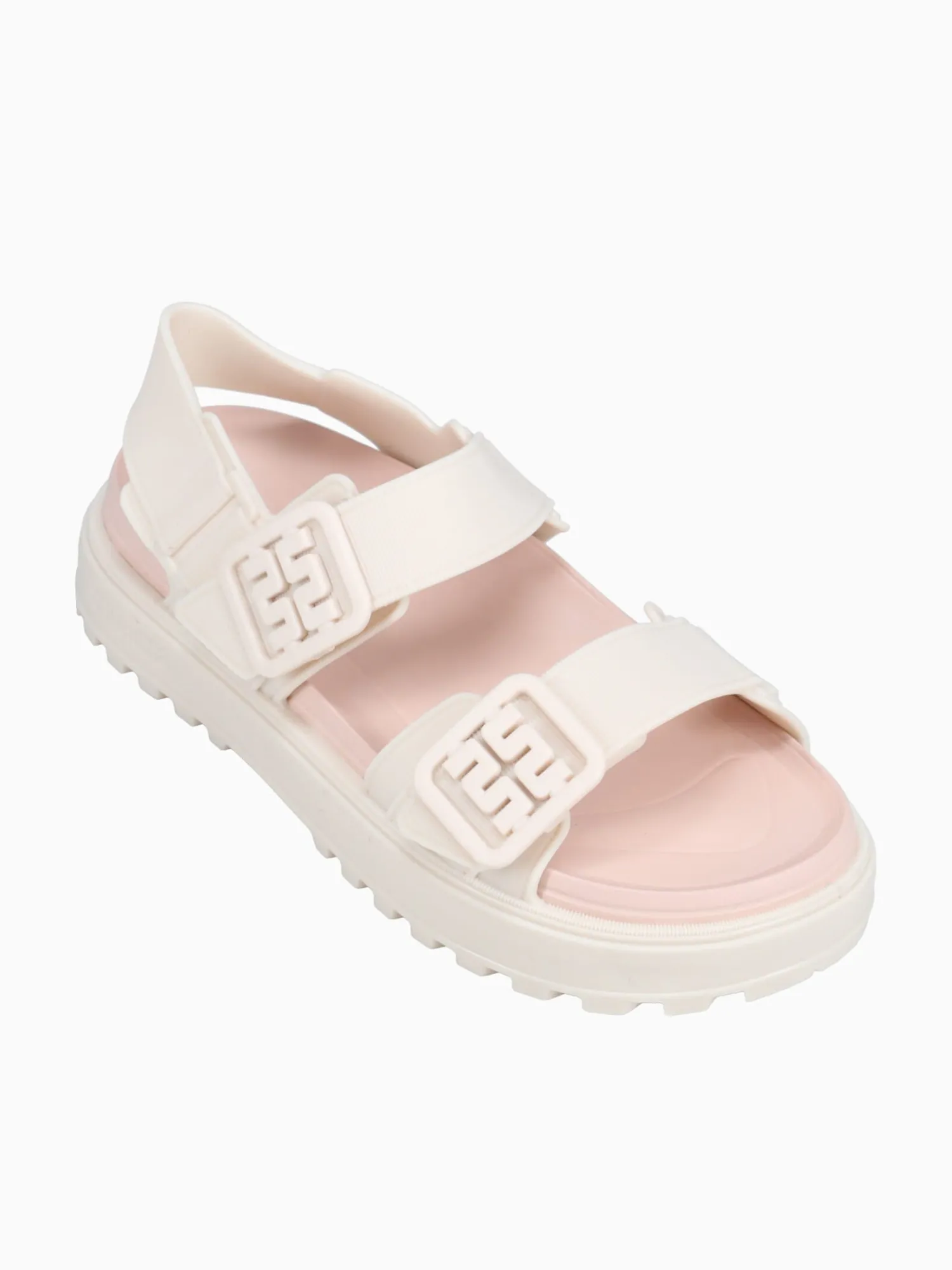 Hot Melissa towny beige pink jelly Off White