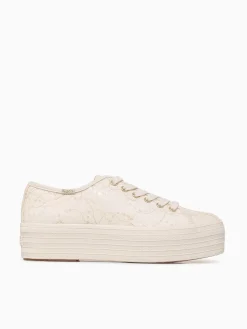 Discount Keds triple up lace cream lace cel Off White