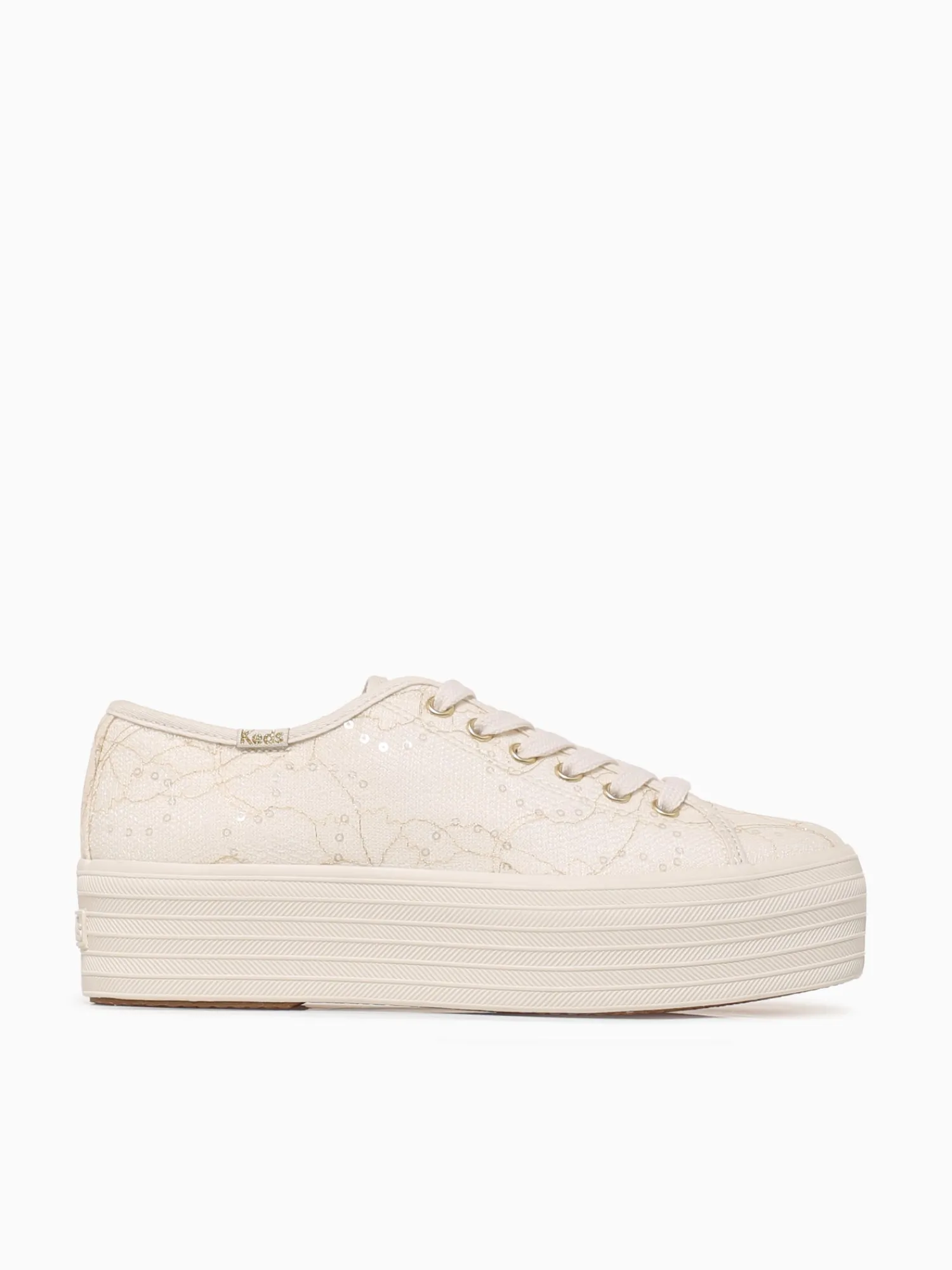 Discount Keds triple up lace cream lace cel Off White