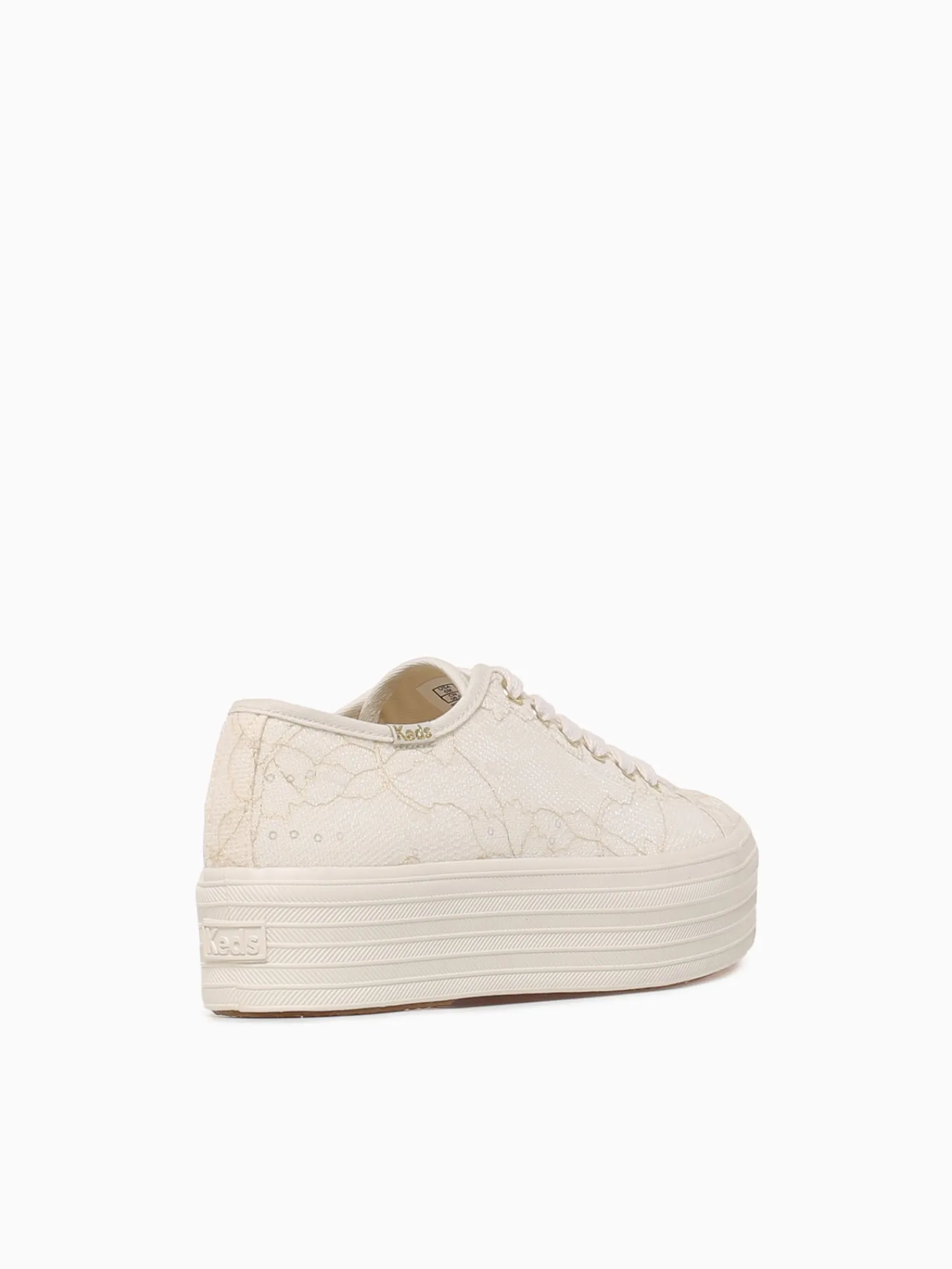 Discount Keds triple up lace cream lace cel Off White