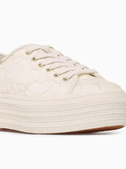 Discount Keds triple up lace cream lace cel Off White