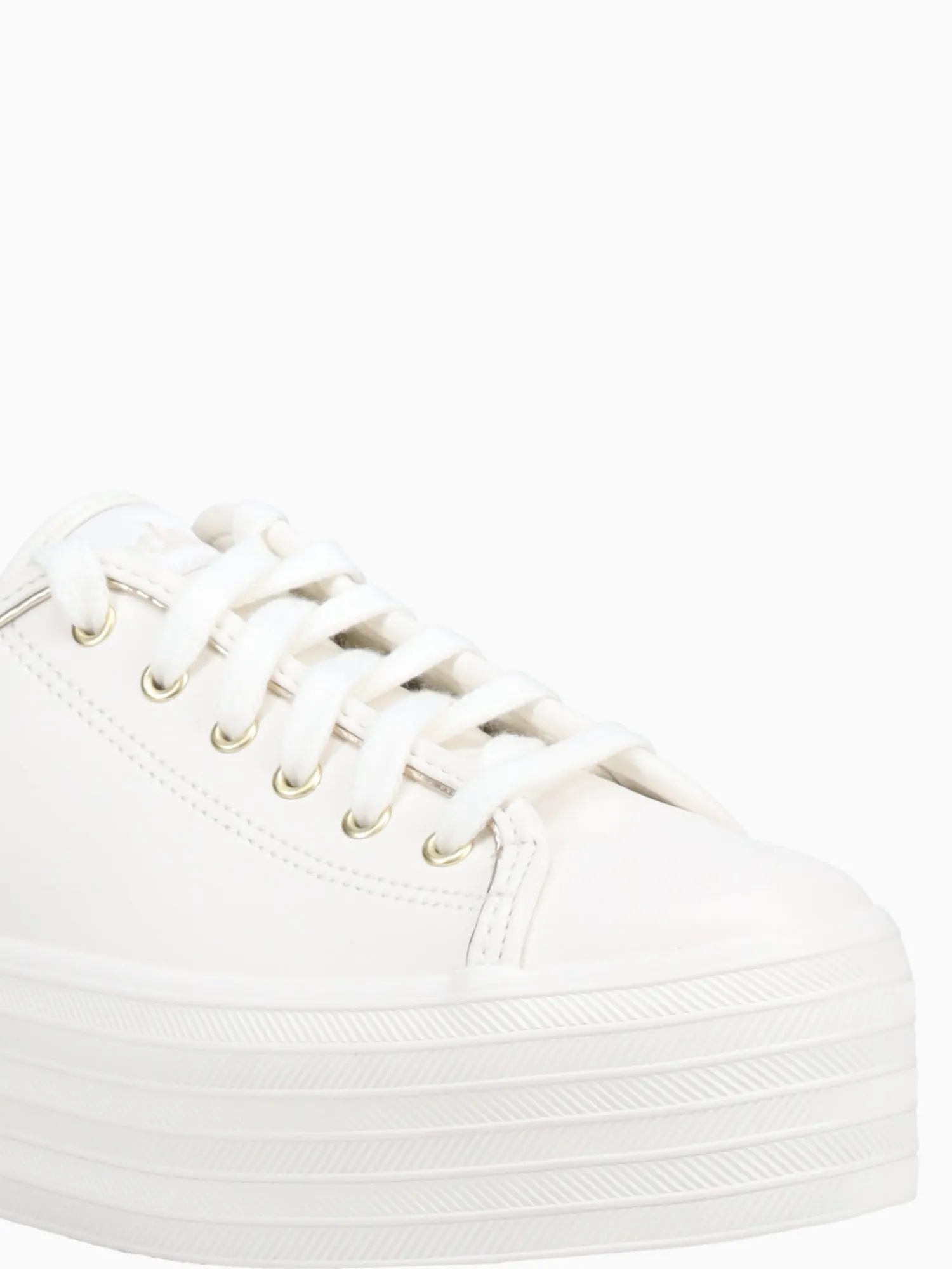 New Keds triple up gold leather White