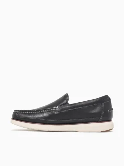Discount Florsheim tropic moc toe venetian chest lea Navy