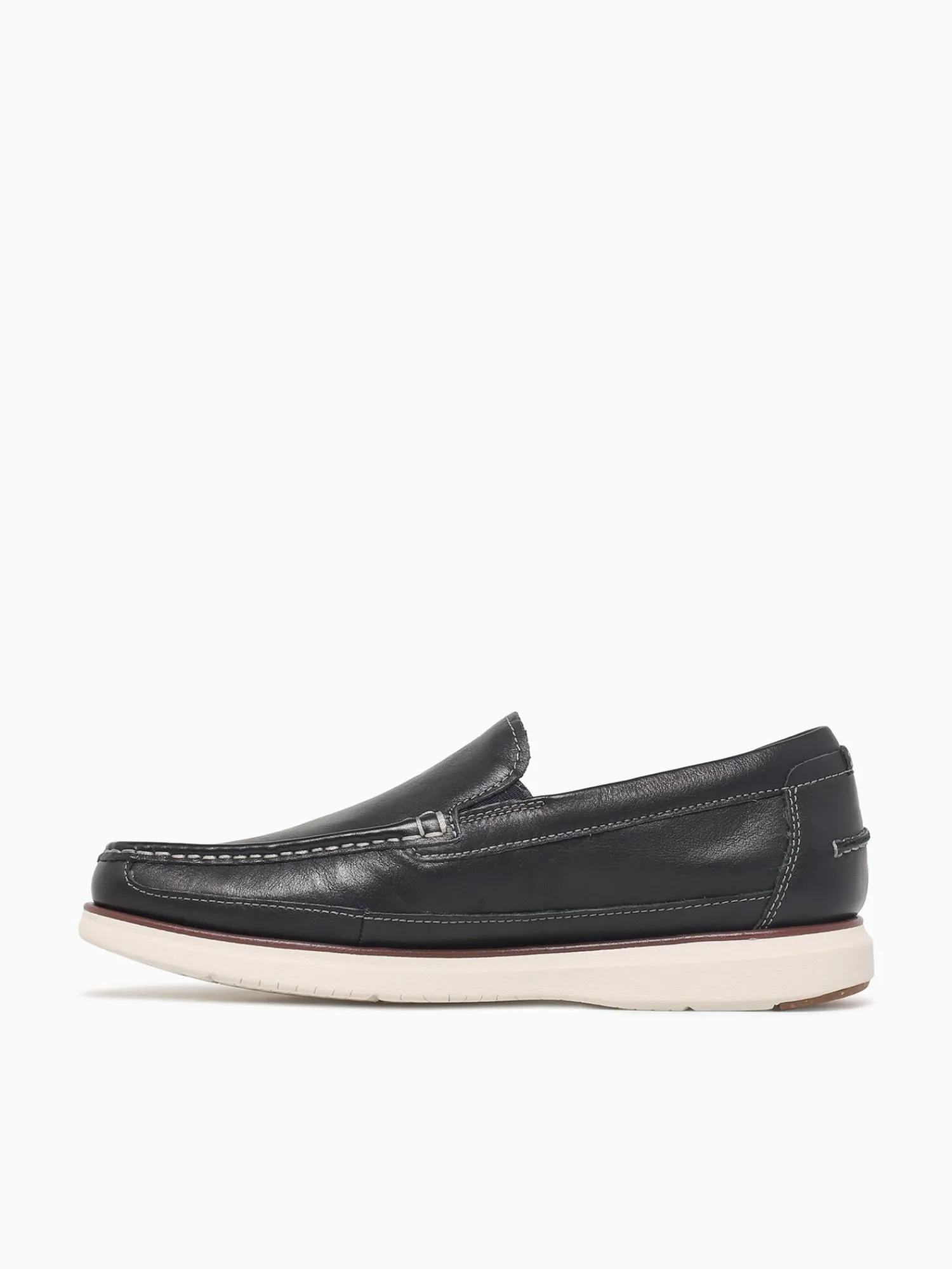 Discount Florsheim tropic moc toe venetian chest lea Navy