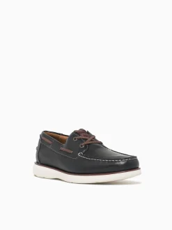 Clearance Florsheim tropics moc toe boat chestnut leath Navy