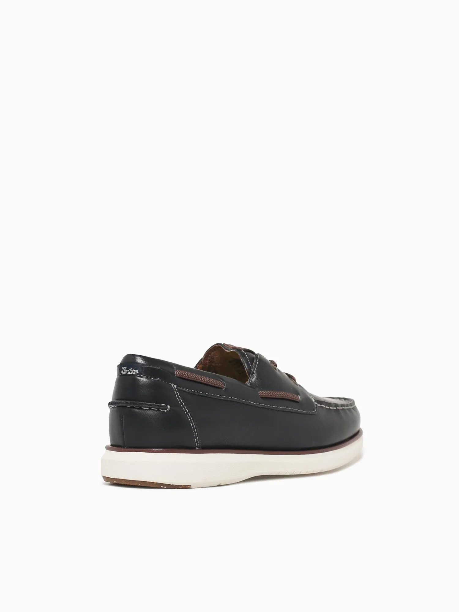 Clearance Florsheim tropics moc toe boat chestnut leath Navy